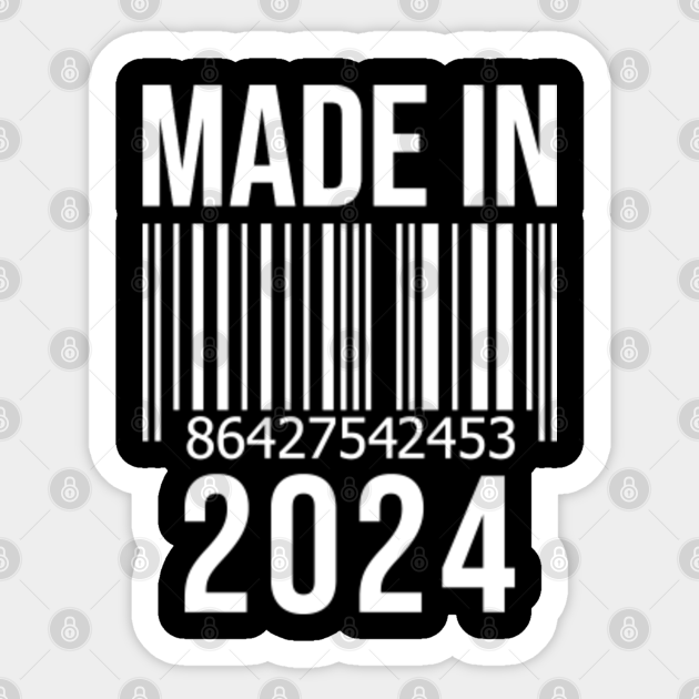 2024 birthday 2024 Birthday Sticker TeePublic